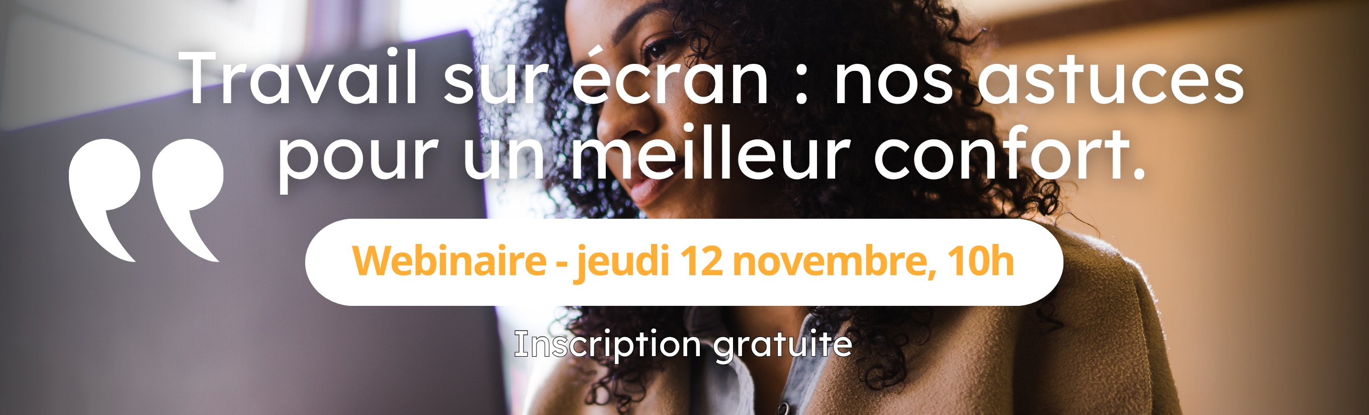 webinaire travail sur écran 